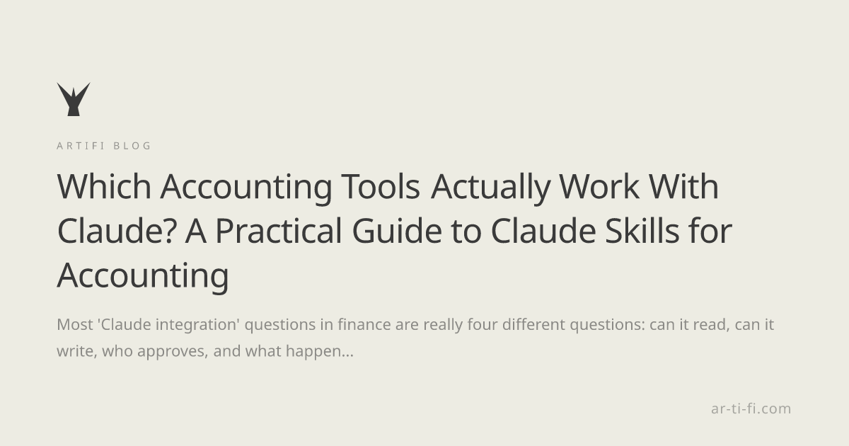 Which Accounting Tools Actually Work With Claude? A Practical Guide to Claude Skills for Accounting